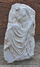 Load image into Gallery viewer, Roman Greek Nike from Acropolis Samothrace Wall High Relief Winged Victory Sculpture Statue 14.5&quot; Tall www.Neo-Mfg.com home decor
