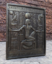 Load image into Gallery viewer, Egyptian HEH God Of Infinity Tutankhamen Fragment Plaque Wall Frieze 10&quot; tall www.NEO-MFG.com d10
