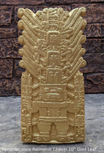 Load image into Gallery viewer, Incan Peruvian stela Raimondi Chavín Sculptural wall relief plaque 10&quot; www.Neo-Mfg.com home decor j9
