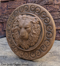 Load image into Gallery viewer, Lion S wall Sculpture plaque 11&quot; www.Neo-Mfg.com Home decor
