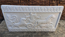 Load image into Gallery viewer, Assyrian Ashurnasirpal II hunting lions Carving sculpture wall plaque 22.75&quot; www.Neo-Mfg.com
