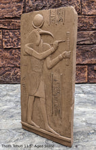 Load image into Gallery viewer, History Egyptian God Thoth Tehuti Sculptural wall relief www.Neo-Mfg.com 11.5&quot; e8
