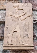 Load image into Gallery viewer, History Egyptian God Thoth Tehuti Sculptural wall relief www.Neo-Mfg.com 11.5&quot; e8
