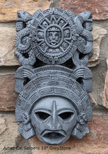 Load image into Gallery viewer, History Aztec Maya Artifact mask Sun Stone &amp; Serpents Sculpture Statue 10&quot; Tall www.Neo-Mfg.com
