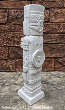 Load image into Gallery viewer, Toltec warrior Mesoamerican MAYAN AZTEC Sculptural statue stele 12.5&quot; www.Neo-Mfg.com
