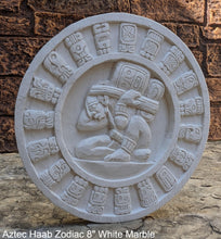 Load image into Gallery viewer, MAYAN AZTEC Haab Zodiac CALENDAR Sculptural wall relief plaque 8&quot; www.Neo-Mfg.com
