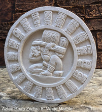 Load image into Gallery viewer, MAYAN AZTEC Haab Zodiac CALENDAR Sculptural wall relief plaque 8&quot; www.Neo-Mfg.com
