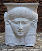 Load image into Gallery viewer, Egyptian Hathor Capital Relief fragment head bust wall plaque art Sculpture 12&quot; www.Neo-Mfg.com Museum reproduction
