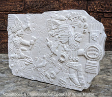 Load image into Gallery viewer, Aztec Maya Artifact Carved Tezcatlipoca &amp; Chalchiuhtlicue Sculpture Statue 16&quot; www.Neo-Mfg.com Wall art Codex
