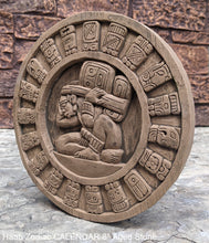 Load image into Gallery viewer, MAYAN AZTEC Haab Zodiac CALENDAR Sculptural wall relief plaque 8&quot; www.Neo-Mfg.com
