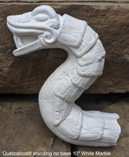 Load image into Gallery viewer, Serpent Quetzalcoaltl standing Aztec Maya Artifact Carved Sculpture Statue 10&quot; www.Neo-Mfg.com
