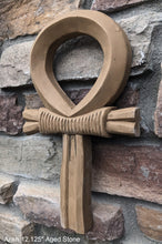 Load image into Gallery viewer, Egyptian Ankh artifact carving sculpture statue 12.125&quot; www.NEO-MFG.com
