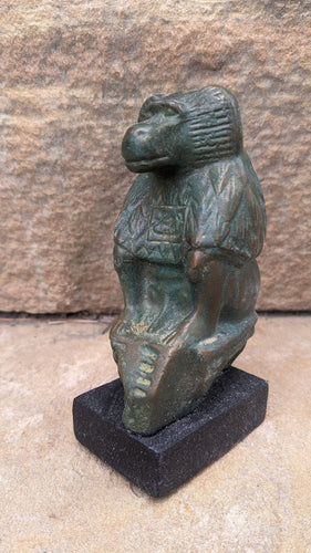 History Egyptian THOTH Hedj-wer god of wisdom Baboon Sculpture carving statue www.Neo-Mfg.com museum reproduction