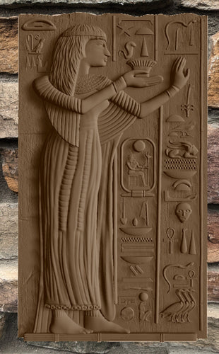 History Egyptian Princess Nes- Amun Sculptural wall relief www.Neo-Mfg.com 14