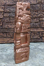 Load image into Gallery viewer, History Aztec Maya Mesoamerica Totem Medicine Man Artifact Stelae Sculpture Statue Neo-Mfg 17&quot; home decor
