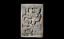 Load image into Gallery viewer, Aztec Mayan Yaxchilán Lintel 25 Sculpture 10.5&quot; www.Neo-Mfg.com Plaque relief carving
