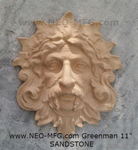 Load image into Gallery viewer, Nature Garden Greenman Sculpture Plaque 11&quot; Neo-Mfg
