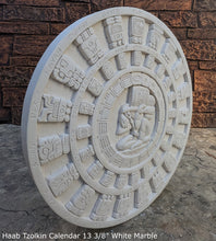 Load image into Gallery viewer, MAYAN AZTEC Haab Tzolkin CALENDAR Sculptural wall relief plaque 13 3/8&quot; Museum Quality www.Neo-Mfg.com
