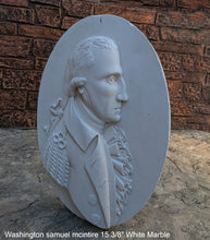 Load image into Gallery viewer, George Washington samuel mcintire 15 3/8&quot; sculpture www.Neo-Mfg.com wall plaque relief Museum reproduction
