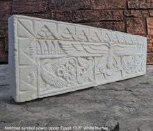 Load image into Gallery viewer, Egyptian Nekhbet symbol of power of upper Egypt Frieze fragment Sculpture reproduction art 13.5&quot; www.Neo-Mfg.com home decor
