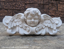 Load image into Gallery viewer, Williamsburg Angel winged child face baby corbel wall sconce shelf 10.75&quot; sculpture www.NEO-MFG.com
