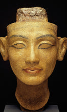 Load image into Gallery viewer, Egyptian Nefertitti bust wall mount relief Sculpture statue 8.75&quot; www.Neo-Mfg.com Museum Reproduction
