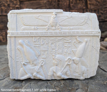 Load image into Gallery viewer, Egyptian Nekhbet tomb fragment Sculptural wall relief www.Neo-Mfg.com 7 3/8&quot;
