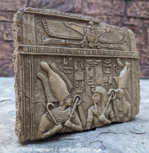 Load image into Gallery viewer, Egyptian Nekhbet tomb fragment Sculptural wall relief www.Neo-Mfg.com 7 3/8&quot;
