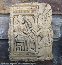 Load image into Gallery viewer, Egyptian prince fragment tomb wall plaque Sculpture art 7.5&quot; www.Neo-Mfg.com home decor
