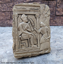 Load image into Gallery viewer, Egyptian prince fragment tomb wall plaque Sculpture art 7.5&quot; www.Neo-Mfg.com home decor
