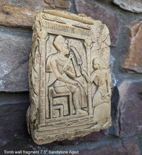 Load image into Gallery viewer, Egyptian prince fragment tomb wall plaque Sculpture art 7.5&quot; www.Neo-Mfg.com home decor
