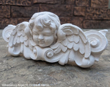 Load image into Gallery viewer, Williamsburg Angel winged child face baby corbel wall sconce shelf 10.75&quot; sculpture www.NEO-MFG.com
