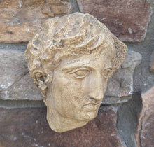 Load image into Gallery viewer, Roman Greek head bust La Coulonche fragment Sculpture museum reproduction art 6.5&quot; www.Neo-Mfg.com home decor Museum Reproduction
