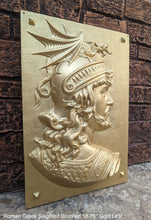 Load image into Gallery viewer, Roman Greek Siegfried Brunhild Song of the Nibelungs German mythology Figure Sculptural Wall frieze plaque relief www.Neo-Mfg.com 18.75&quot;
