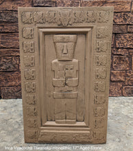 Load image into Gallery viewer, Inca Viracocha Tiwanaku monolithic Sculptural wall relief plaque 17&quot; www.Neo-Mfg.com
