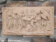 Load image into Gallery viewer, Roman Greek Death of a Solider Wall plaque relief sculpture 18&quot; www.Neo-Mfg.com
