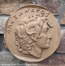 Load image into Gallery viewer, Roman Greek Apollo Hellenistic coin Sculpture Wall plaque relief 10&quot; tall www.Neo-Mfg.com
