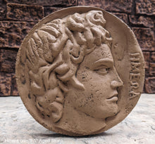 Load image into Gallery viewer, Roman Greek Apollo &amp; Diana Freedom coin Sculptural Wall relief plaque www.Neo-Mfg.com 9.5&quot;
