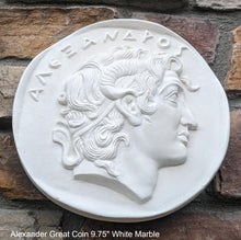 Load image into Gallery viewer, Roman Greek Apollo Hellenistic coin Sculpture Wall plaque relief 10&quot; tall www.Neo-Mfg.com
