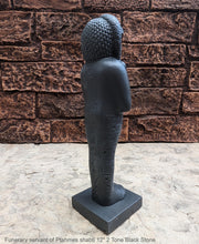 Load image into Gallery viewer, Egyptian Funerary servant of Ptahmes shabti Artifact Carved Sculpture Statue 12&quot; www.Neo-Mfg.com Museum Reproduction
