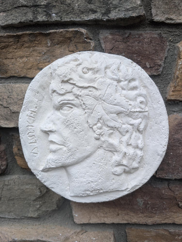 Roman Greek ΔΙΩΚΗ coin Sculptural Wall relief plaque www.Neo-Mfg.com