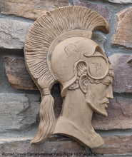 Load image into Gallery viewer, Roman Greek Spartan Bust Sculptural wall relief plaque home decor 13.5&quot; www.Neo-Mfg.com
