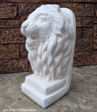 Load image into Gallery viewer, Lion Bust Crete sculpture art www.Neo-Mfg.com home decor 11&quot;
