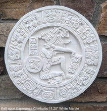 Load image into Gallery viewer, Mayan Aztec ball court Esperanza Chinkultic Sculptural wall relief plaque 11.25&quot; www.Neo-Mfg.com
