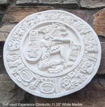 Load image into Gallery viewer, Mayan Aztec ball court Esperanza Chinkultic Sculptural wall relief plaque 11.25&quot; www.Neo-Mfg.com
