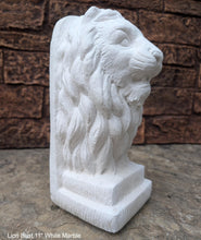 Load image into Gallery viewer, Lion Bust Crete sculpture art www.Neo-Mfg.com home decor 11&quot;
