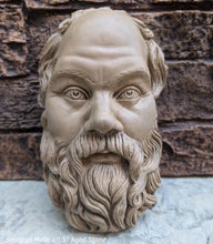 Load image into Gallery viewer, Roman Greek Socrates bust Sculpture 10.5&quot; www.Neo-Mfg.com home decor Museum Reproduction
