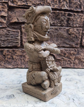 Load image into Gallery viewer, Aztec Mayan Idol Great Turtle w/ Eagle 8.5&quot; Statue Sculpture www.Neo-Mfg.com maya
