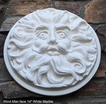 Load image into Gallery viewer, Wind Man Wall Decor Large 14&quot; Wall Plaque Sculpture Pagan www.Neo-Mfg.com mythical
