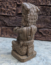 Load image into Gallery viewer, Aztec Mayan Idol Great Turtle w/ Eagle 8.5&quot; Statue Sculpture www.Neo-Mfg.com maya
